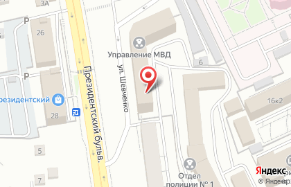 Управление МВД России по г. Чебоксары на карте