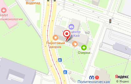 Магазин белорусской косметики и трикотажа Виктория на Политехнической улице на карте