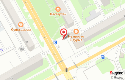 Мегафон, салон сотовой связи на карте