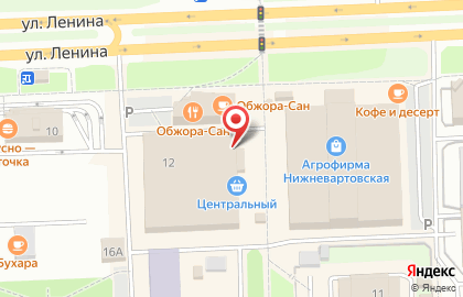 Банкомат Запсибкомбанк на улице Ленина, 12 на карте