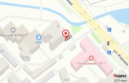 Парикмахерская Idol на улице Кирова на карте