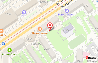 New York Pizza Novosibirsk на улице Дуси Ковальчук на карте