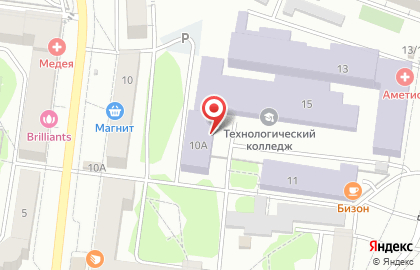 Казанский технологический колледж на карте