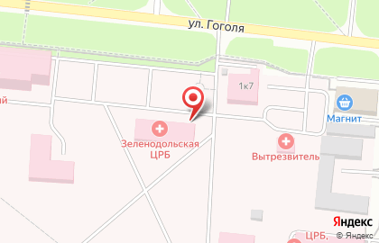 Банкомат, АИКБ Татфондбанк, ОАО, г. Зеленодольск на улице Гоголя на карте