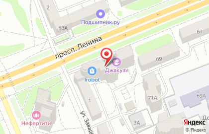 салон - парикмахерская Клюква на проспекте Ленина на карте