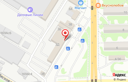 Продуктовая база Бум на улице Малиновского на карте