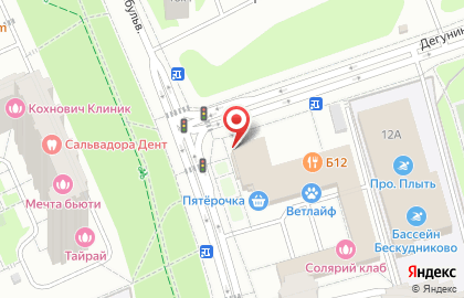Магазин овощей и фруктов в Москве на карте