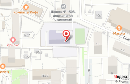 Измайловская школа №1508 с дошкольным отделением в Москве на карте