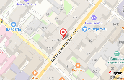 Учебный центр перманентного макияжа Виктории Томашивской на Чкаловской на карте