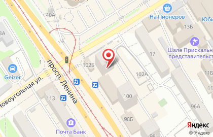 Книжная Лавка на проспекте Ленина на карте