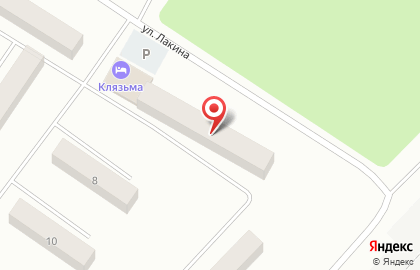 Супермаркет Магнит на улице Лакина на карте