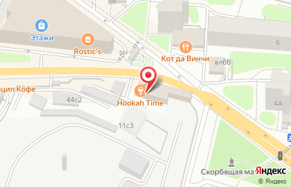 Хостел на Талсинской на карте