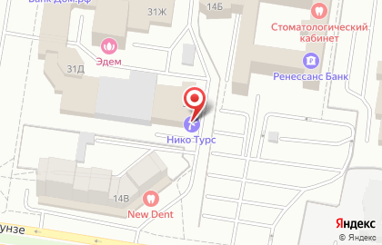 Онлайн-турагентство Нико Турс Тольятти в Автозаводском районе на карте