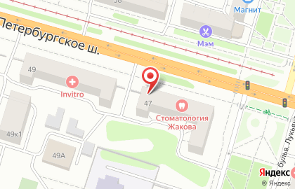 Автошкола Верста на Петербургском шоссе на карте