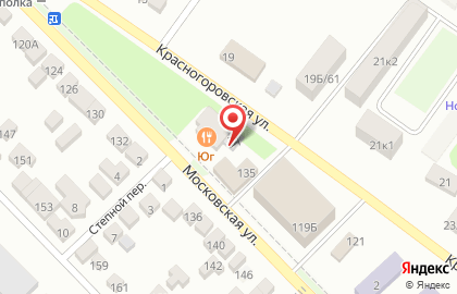 Народное на Красногоровской улице на карте