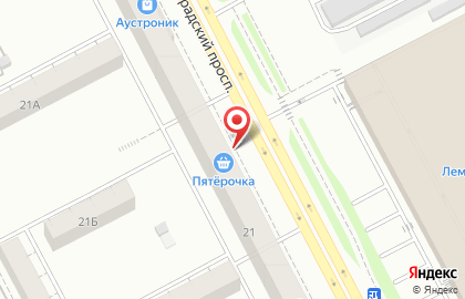 Универсам Пятёрочка на Ленинградском проспекте на карте