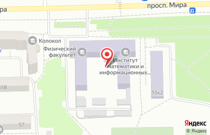 ОАО Платежный терминал, КБ СДМ-БАНК на улице Мира на карте
