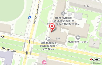 Управление МВД России по Архангельской области Управление по вопросам миграции на проспекте Ломоносова на карте