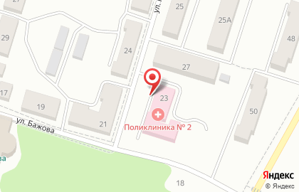 Стоматологическая клиника Скиф на улице Бажова на карте