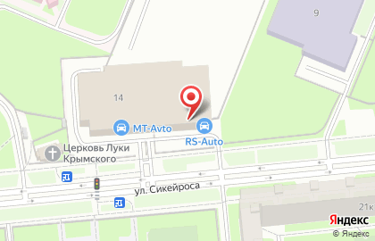 Автомойка на Сикейроса на карте