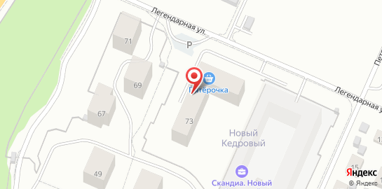 Ветеринарный центр Балу на Кедровой улице на карте