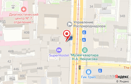 Мини-отель SuperHostel на Литейном проспекте на карте