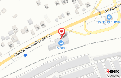 Шиномонтажная мастерская на Красноармейской улице на карте