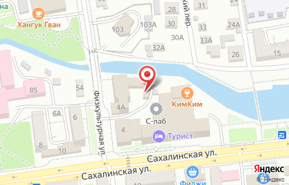 Управление Федеральной службы Российской Федерации по контролю за оборотом наркотиков по Сахалинской области на карте