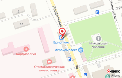 Фирменный магазин Ермолино на Профильной улице на карте