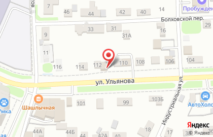 Торгово-сервисная компания Механик на улице Ульянова на карте
