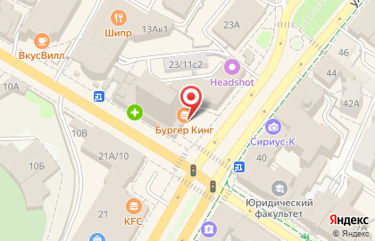 Сеть киосков по продаже хлебобулочных изделий Слойка на улице Гончарова на карте