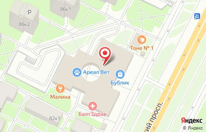 Внутригородское муниципальное образование Санкт-Петербурга муниципального округа Академическое на карте