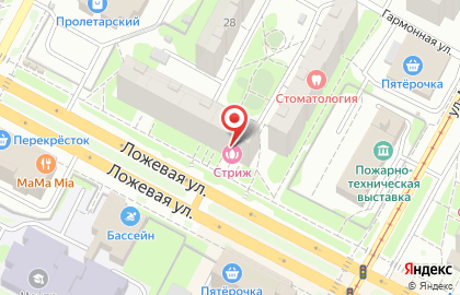 Салон Интим в Пролетарском районе на карте