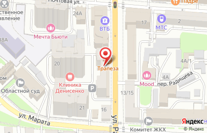 Банкомат АКБ Легион, филиал в г. Курске на карте