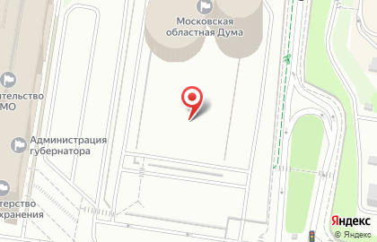 Московская областная Дума на бульваре Строителей на карте