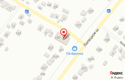 Супермаркет Пятёрочка, сеть супермаркетов в Мичуринске на карте
