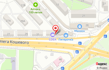 Зоомагазин Нептун на улице Олега Кошевого на карте