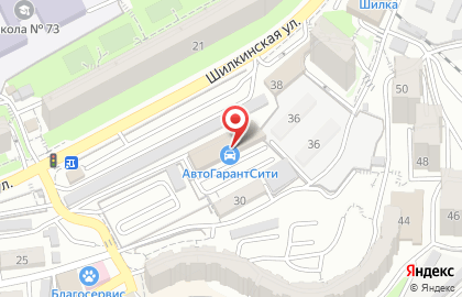Центр автомобильного обслуживания АвтоГарантСити на Шилкинской улице на карте