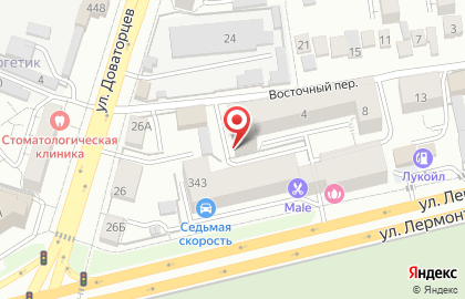 Торговая фирма Мирс в Восточном переулке на карте