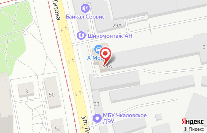 Автошкола ЛеМа в Чкаловском районе на карте