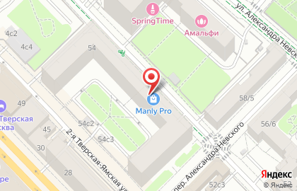 Магазин профессиональной косметики Manly Pro в Тверском районе на карте