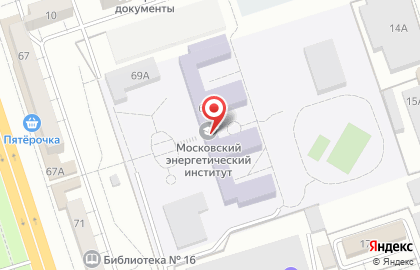 ОАО Банкомат, Московский Индустриальный Банк на проспекте Ленина на карте