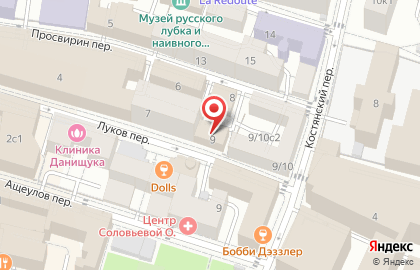 ЛДПР в Луковом переулке на карте