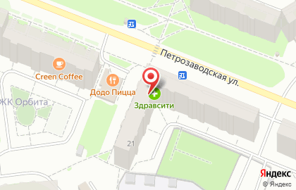 Аптека от Склада на Петрозаводской улице, 21 на карте