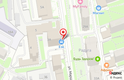 Компания Грузчиков-Сервис на улице Маршала Казакова на карте
