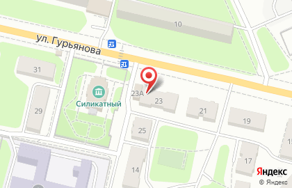 Медицинская лаборатория Евротест на улице Гурьянова на карте