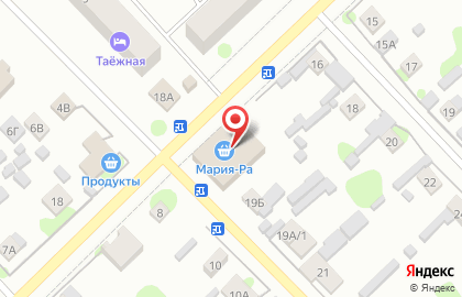 Салон-магазин МТС на Таёжной улице на карте