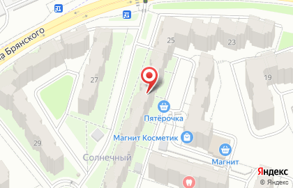 Строящийся жилой дом по ул. Брянского Фронта, 28/4 на карте