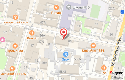 Ателье Диана на улице Дзержинского на карте