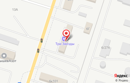 Гостиничный комплекс Три Звезды на Новозаводской улице на карте